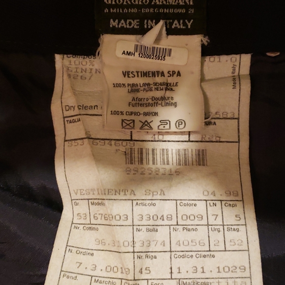 Giorgio Armani Classic Vintage Mini Skirt 40 - Picture 3 of 12